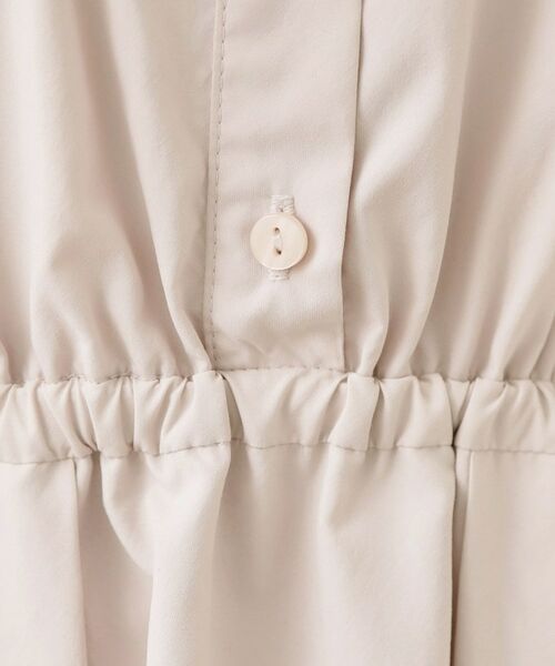 index / インデックス ミニ丈・ひざ丈ワンピース | サイドリボンシャツワンピース【洗濯機OK・防シワ】 | 詳細8