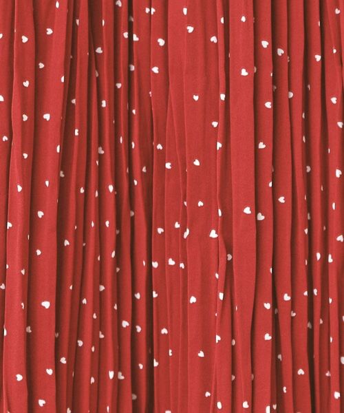 index / インデックス ミニ丈・ひざ丈ワンピース | ハートドットバルーンスリーブワンピース【洗濯機OK／イージーアイロン】 | 詳細12