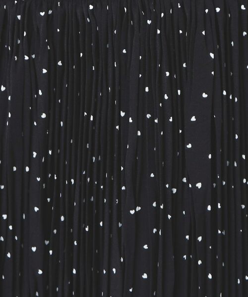 index / インデックス ミニ丈・ひざ丈ワンピース | ハートドットバルーンスリーブワンピース【洗濯機OK／イージーアイロン】 | 詳細8