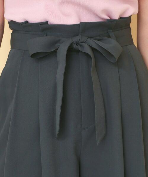 index / インデックス パンツ | リボンベルト付カラーワイドパンツ【洗濯機OK】 | 詳細25