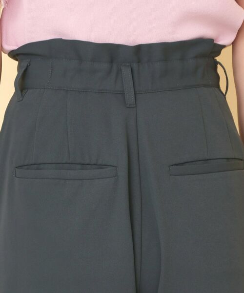 index / インデックス パンツ | リボンベルト付カラーワイドパンツ【洗濯機OK】 | 詳細27