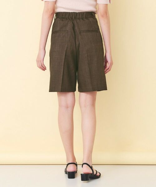 index / インデックス ショート・ハーフ・半端丈パンツ | ツイル2タックハーフパンツ【洗濯機OK】 | 詳細15