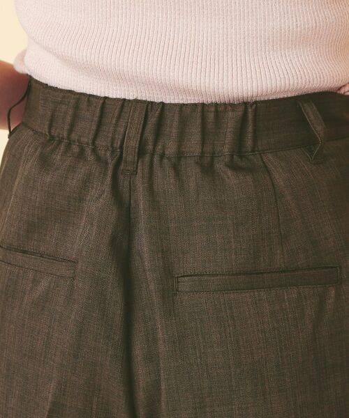 index / インデックス ショート・ハーフ・半端丈パンツ | ツイル2タックハーフパンツ【洗濯機OK】 | 詳細18