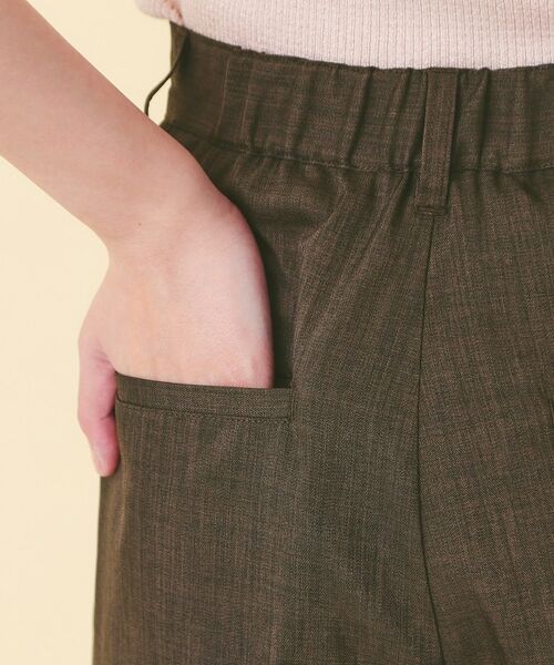 index / インデックス ショート・ハーフ・半端丈パンツ | ツイル2タックハーフパンツ【洗濯機OK】 | 詳細19