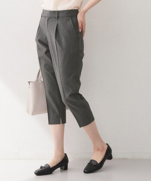 index / インデックス ショート・ハーフ・半端丈パンツ | プリペラカプリパンツ【洗濯機OK／ストレッチ】 | 詳細1