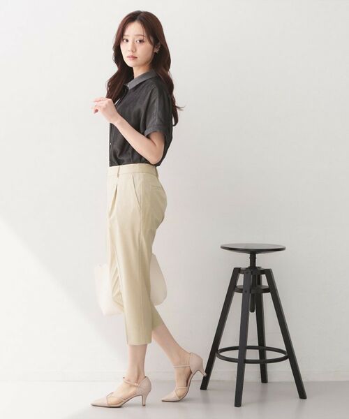 index / インデックス ショート・ハーフ・半端丈パンツ | プリペラカプリパンツ【洗濯機OK／ストレッチ】 | 詳細11