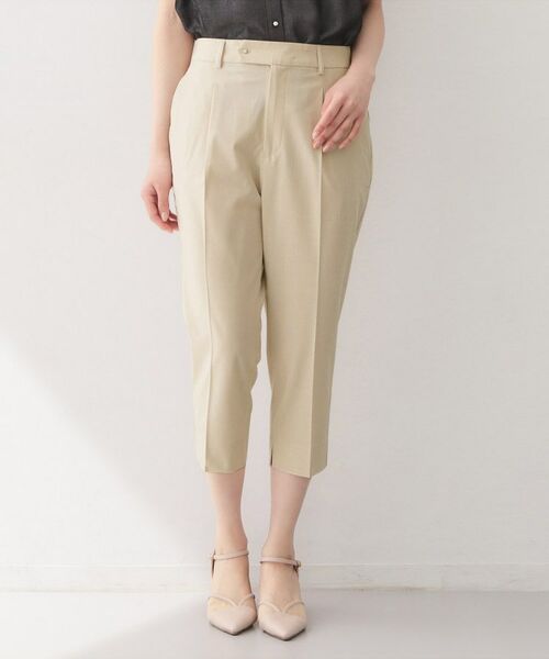 index / インデックス ショート・ハーフ・半端丈パンツ | プリペラカプリパンツ【洗濯機OK／ストレッチ】 | 詳細13