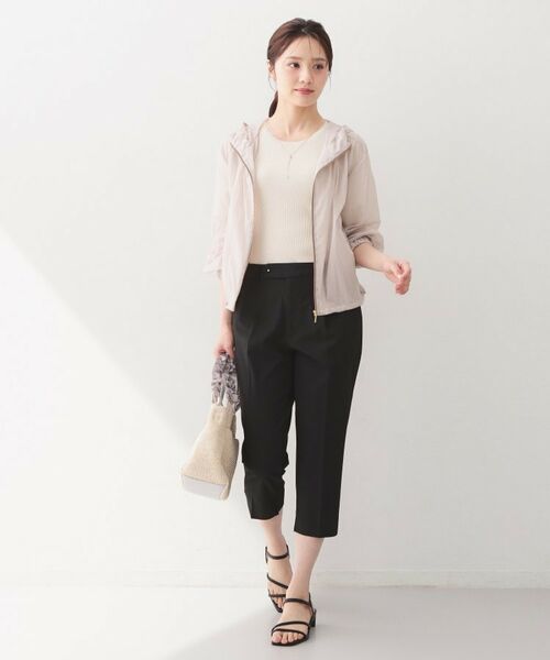 index / インデックス ショート・ハーフ・半端丈パンツ | プリペラカプリパンツ【洗濯機OK／ストレッチ】 | 詳細7