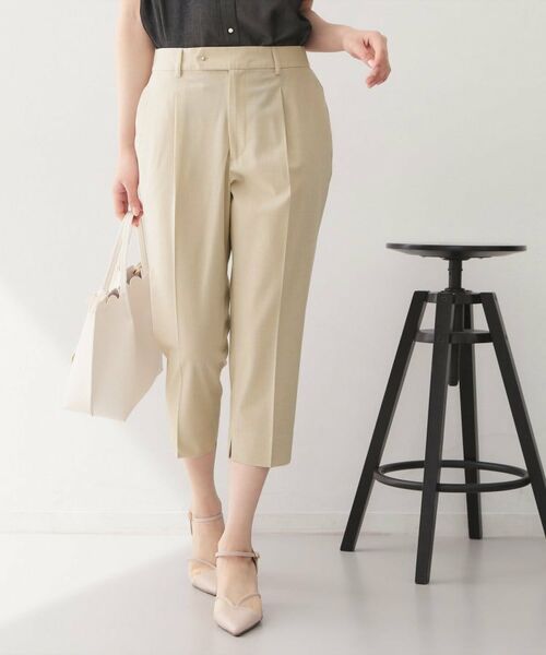 index / インデックス ショート・ハーフ・半端丈パンツ | プリペラカプリパンツ【洗濯機OK／ストレッチ】 | 詳細9