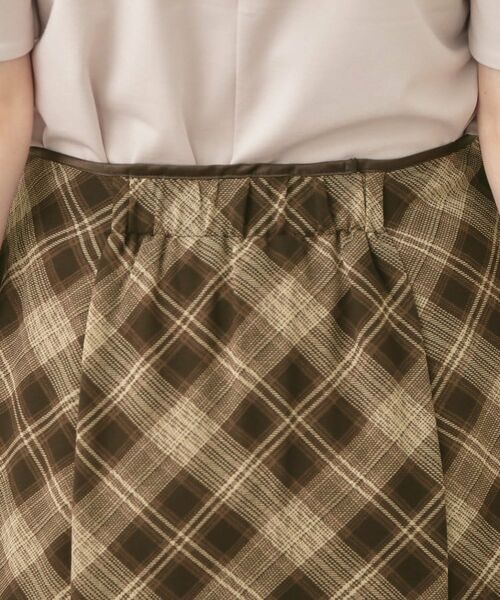 index / インデックス スカート | バイアスチェックマーメイドフレアスカート【洗濯機OK／イージーアイロン／防シワ】 | 詳細18