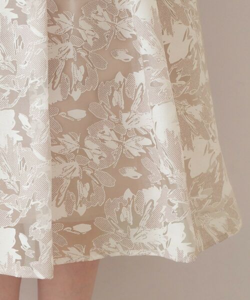 index / インデックス スカート | シアーフラワータックフレアスカート【洗濯機OK】 | 詳細19
