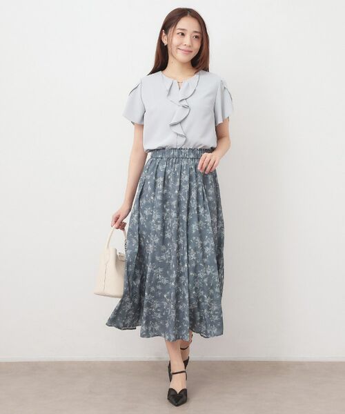 index / インデックス シャツ・ブラウス | フリルフレアスリーブブラウス【洗濯機OK／UVケア／吸水速乾／透け防止／汗ジミ防止】 | 詳細6