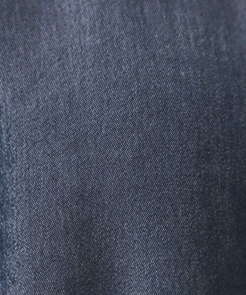 index / インデックス シャツ・ブラウス | シャンブレーターンバックシャツ【洗濯機OK／UVケア／接触冷感／吸水速乾】 | 詳細12