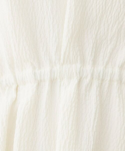 index / インデックス シャツ・ブラウス | シボサイドリボンペプラムブラウス【洗濯機OK／防シワ／ストレッチ／イージーアイロン】 | 詳細4