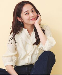 index / インデックス シャツ・ブラウス | シアーツイルフリルスキッパー【洗濯機OK／イージーアイロン】