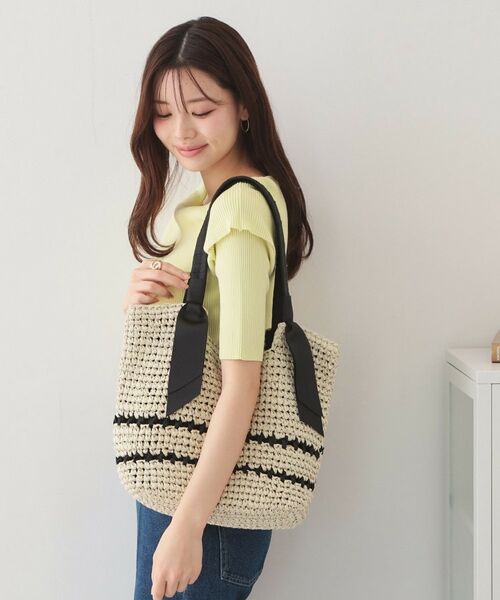 index / インデックス トートバッグ | ペーパーヤーンリボンハンドルA4トート | 詳細1