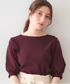 index / インデックス ニット・セーター | クールタッチラップスリーブニット【洗濯機OK・UVケア・接触冷感】