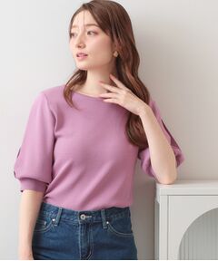 index / インデックス ニット・セーター | クールタッチラップスリーブニット【洗濯機OK・UVケア・接触冷感】