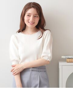 index / インデックス ニット・セーター | クールタッチラップスリーブニット【洗濯機OK・UVケア・接触冷感】