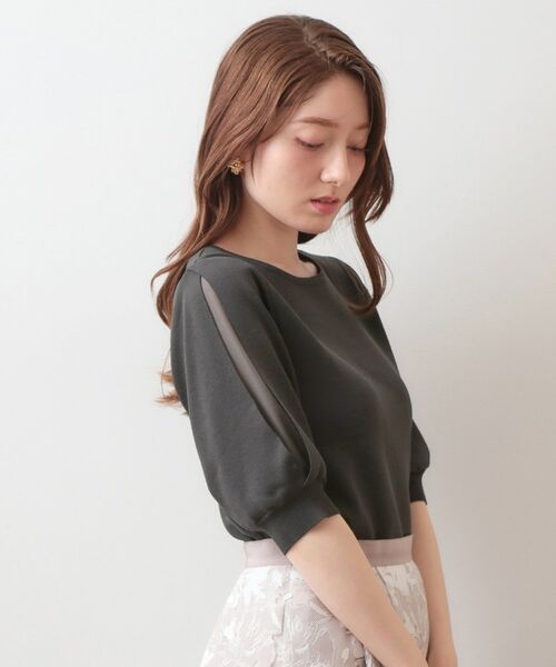 index / インデックス ニット・セーター | クールタッチラップスリーブニット【洗濯機OK・UVケア・接触冷感】 | 詳細1