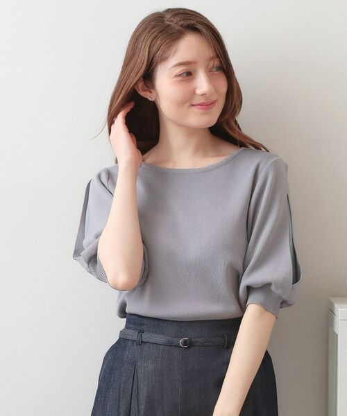 index / インデックス ニット・セーター | クールタッチラップスリーブニット【洗濯機OK・UVケア・接触冷感】 | 詳細17