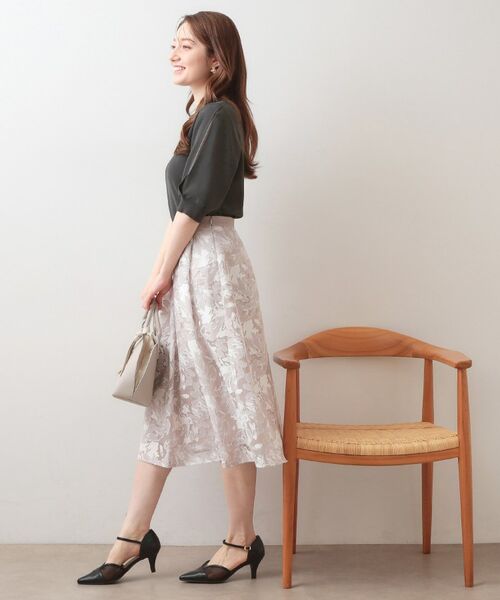 index / インデックス ニット・セーター | クールタッチラップスリーブニット【洗濯機OK・UVケア・接触冷感】 | 詳細3