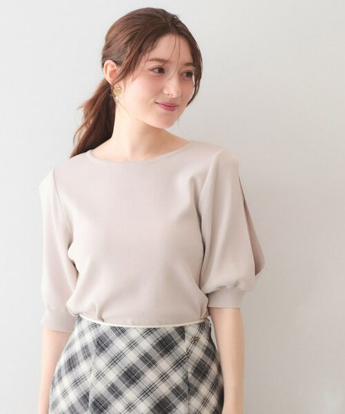 index / インデックス ニット・セーター | クールタッチラップスリーブニット【洗濯機OK・UVケア・接触冷感】 | 詳細5