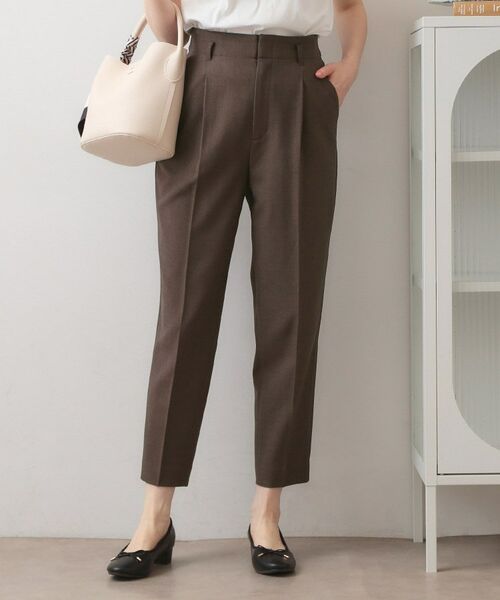 index / インデックス ショート・ハーフ・半端丈パンツ | ストレッチテーパードパンツ【洗濯機OK・吸水速乾・防シワ・ストレッチ】 | 詳細12