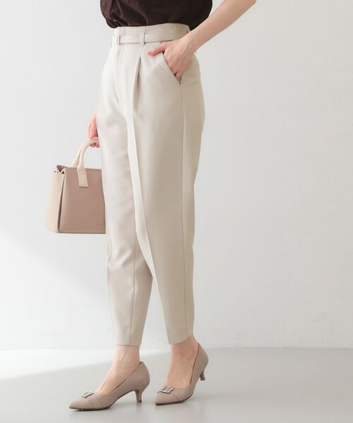 index / インデックス ショート・ハーフ・半端丈パンツ | ストレッチテーパードパンツ【洗濯機OK・吸水速乾・防シワ・ストレッチ】 | 詳細15