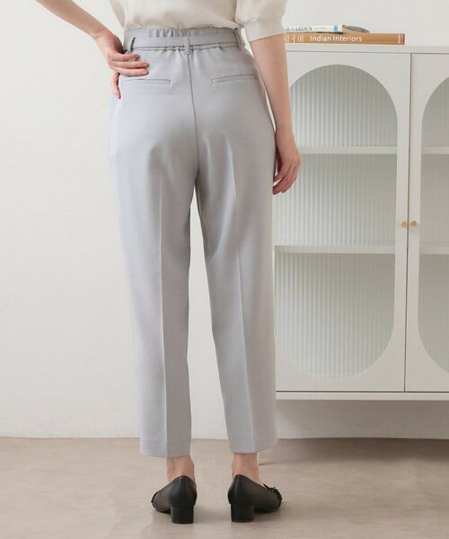 index / インデックス ショート・ハーフ・半端丈パンツ | ストレッチテーパードパンツ【洗濯機OK・吸水速乾・防シワ・ストレッチ】 | 詳細2