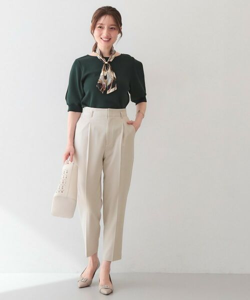 index / インデックス ショート・ハーフ・半端丈パンツ | ストレッチテーパードパンツ【洗濯機OK・吸水速乾・防シワ・ストレッチ】 | 詳細20