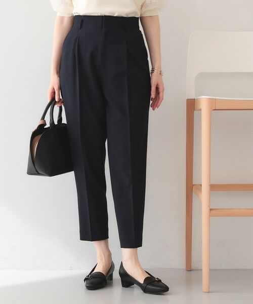 index / インデックス ショート・ハーフ・半端丈パンツ | ストレッチテーパードパンツ【洗濯機OK・吸水速乾・防シワ・ストレッチ】 | 詳細26