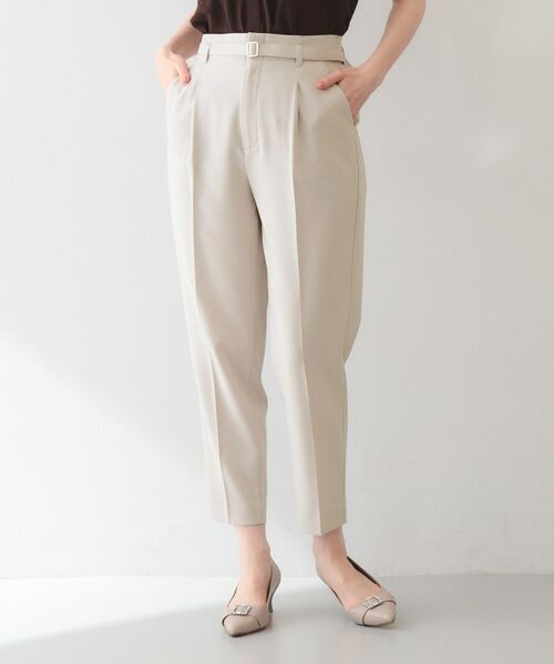 index / インデックス ショート・ハーフ・半端丈パンツ | ストレッチテーパードパンツ【洗濯機OK・吸水速乾・防シワ・ストレッチ】 | 詳細29