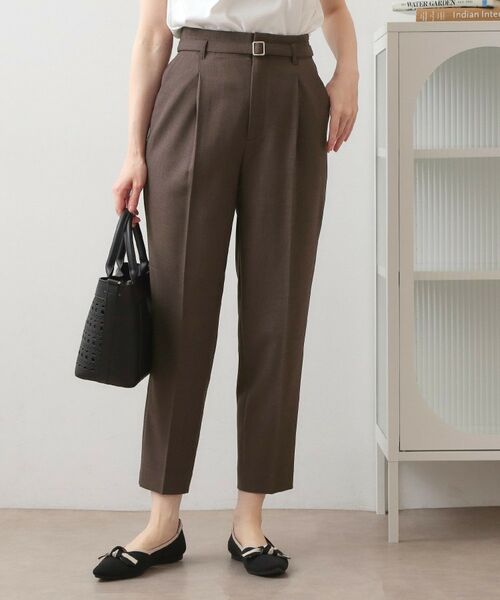 index / インデックス ショート・ハーフ・半端丈パンツ | ストレッチテーパードパンツ【洗濯機OK・吸水速乾・防シワ・ストレッチ】 | 詳細8