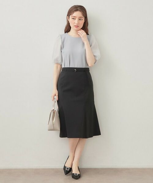 index / インデックス スカート | セットアップ対応 マーメイドフレアスカート【洗濯機OK・イージーアイロン】 | 詳細10