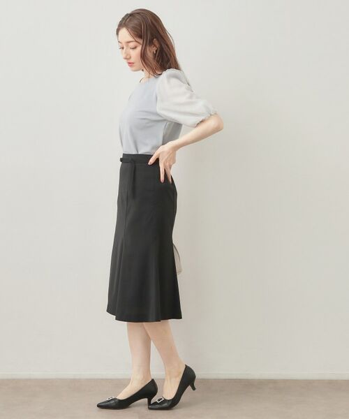 index / インデックス スカート | セットアップ対応 マーメイドフレアスカート【洗濯機OK・イージーアイロン】 | 詳細11