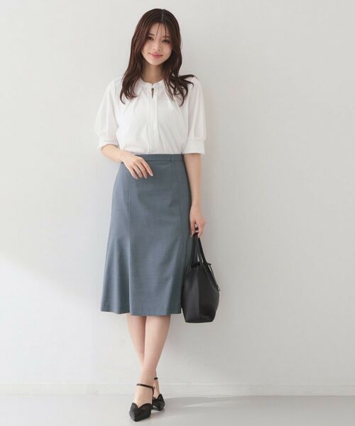 index / インデックス スカート | セットアップ対応 マーメイドフレアスカート【洗濯機OK・イージーアイロン】 | 詳細2