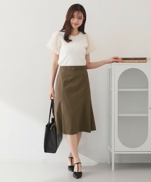 index / インデックス スカート | セットアップ対応 マーメイドフレアスカート【洗濯機OK・イージーアイロン】 | 詳細24