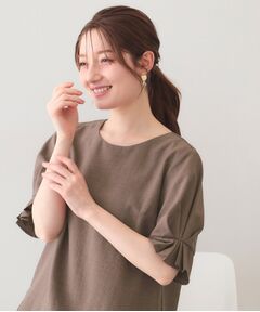 index / インデックス シャツ・ブラウス | 多機能タックパフスリーブブラウス【洗濯機OK・接触冷感・吸水速乾・防シワ・イージーアイロン】