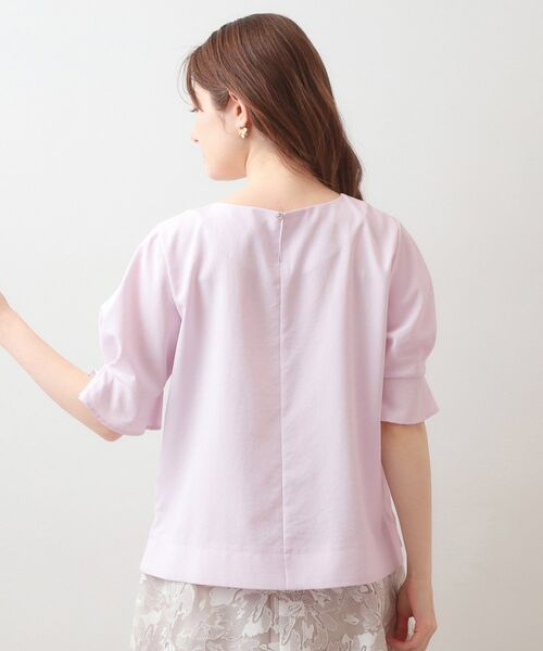 index / インデックス シャツ・ブラウス | 多機能タックパフスリーブブラウス【洗濯機OK・接触冷感・吸水速乾・防シワ・イージーアイロン】 | 詳細27