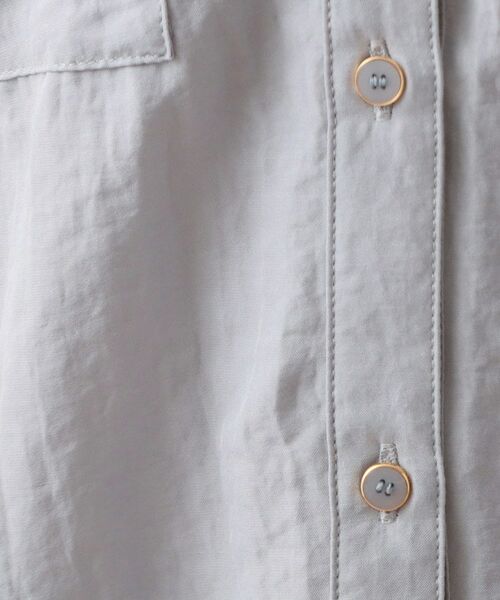 index / インデックス シャツ・ブラウス | ダブルポケットスキッパーブラウス【洗濯機OK・接触冷感・吸水速乾・防シワ・イージーアイロン】 | 詳細16