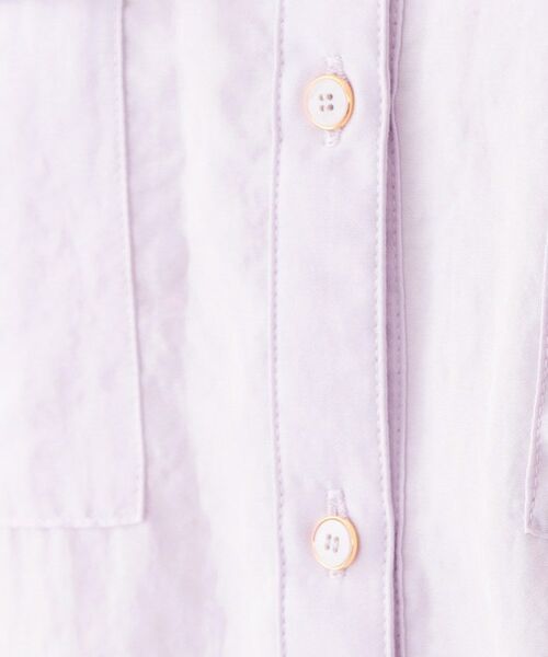 index / インデックス シャツ・ブラウス | ダブルポケットスキッパーブラウス【洗濯機OK・接触冷感・吸水速乾・防シワ・イージーアイロン】 | 詳細24