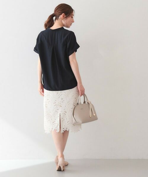 index / インデックス シャツ・ブラウス | ダブルポケットスキッパーブラウス【洗濯機OK・接触冷感・吸水速乾・防シワ・イージーアイロン】 | 詳細27