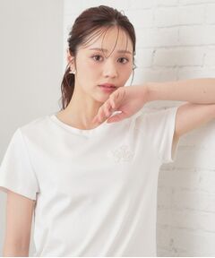 index / インデックス Tシャツ | エンブレムロゴ刺繍Tシャツ【洗濯機OK・接触冷感・UVケア】