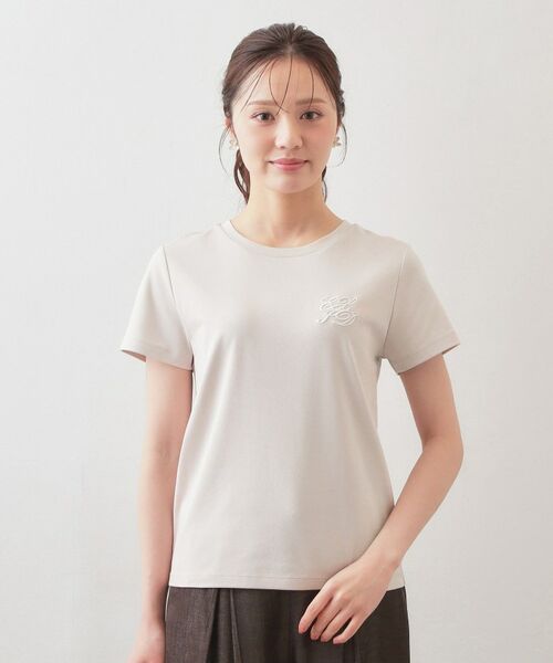 index / インデックス Tシャツ | エンブレムロゴ刺繍Tシャツ【洗濯機OK・接触冷感・UVケア】 | 詳細17