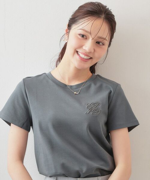 index / インデックス Tシャツ | エンブレムロゴ刺繍Tシャツ【洗濯機OK・接触冷感・UVケア】 | 詳細5