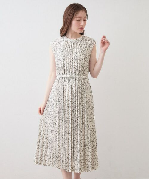 index / インデックス ロング・マキシ丈ワンピース | カットプリーツフレンチワンピース【洗濯機OK/イージーアイロン/ストレッチ】 | 詳細22