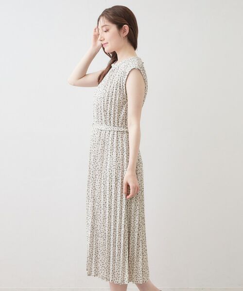 index / インデックス ロング・マキシ丈ワンピース | カットプリーツフレンチワンピース【洗濯機OK/イージーアイロン/ストレッチ】 | 詳細23