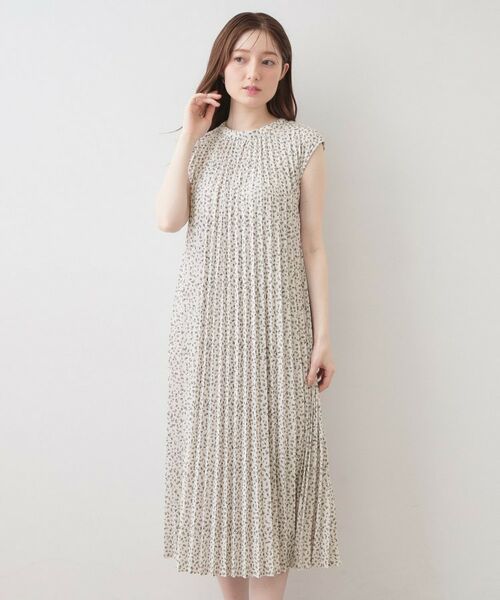 index / インデックス ロング・マキシ丈ワンピース | カットプリーツフレンチワンピース【洗濯機OK/イージーアイロン/ストレッチ】 | 詳細29