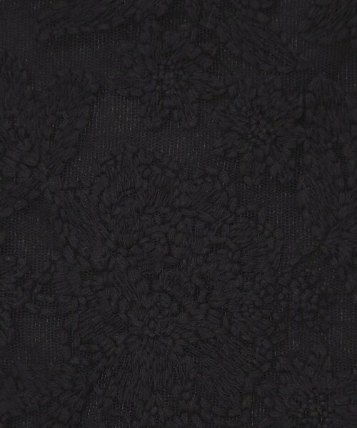 index / インデックス シャツ・ブラウス | シアーフラワー刺繍ペプラムブラウス【洗濯機OK／イージーアイロン】 | 詳細12